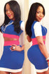 Sexy Alluring Sexy Cropped Top and Skirt Set